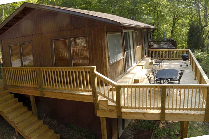 Deck at Cabin 2