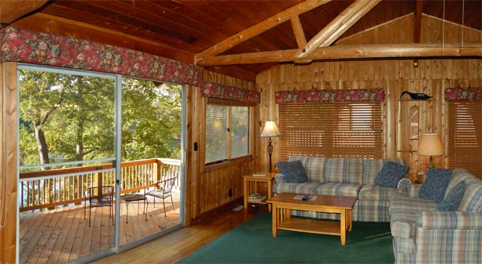 Lake and Mountain Views from Great Room