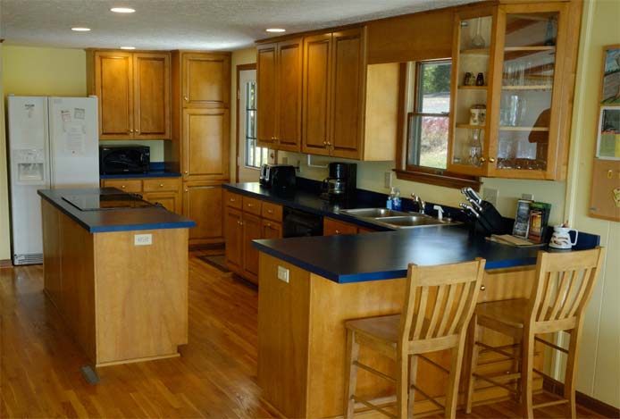 Large kitchen at the Main House