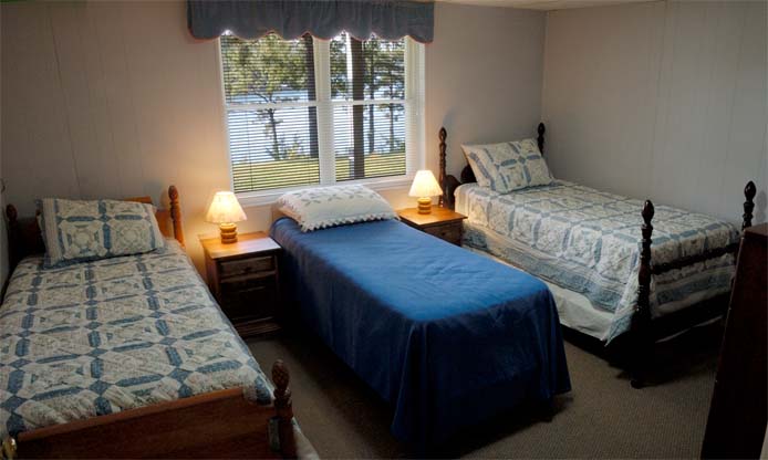 Lower Level "dormitory" bedroom at Main House